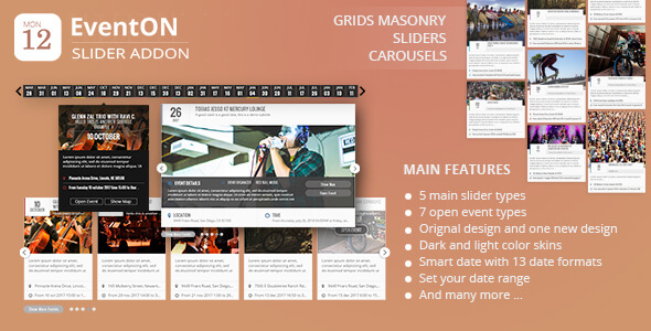 EventOn Slider Addon WordPress Plugin