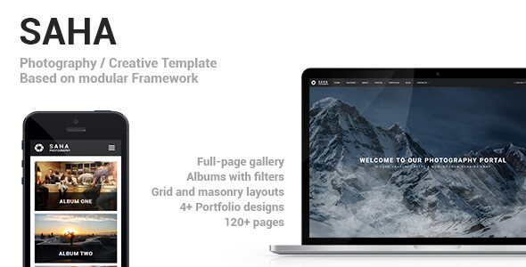 Saha WordPress Theme